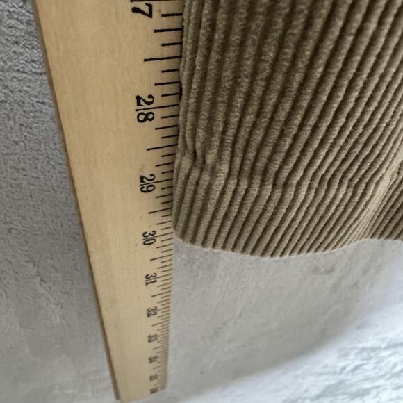 Polo Ralph Lauren Pants Mens 36*32 Brown Corduroy Pleated Chino Classic Preppy - Picture 7 of 11